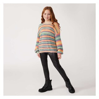 Kid Girls' Stripe Knit Sweater | Joe Fresh