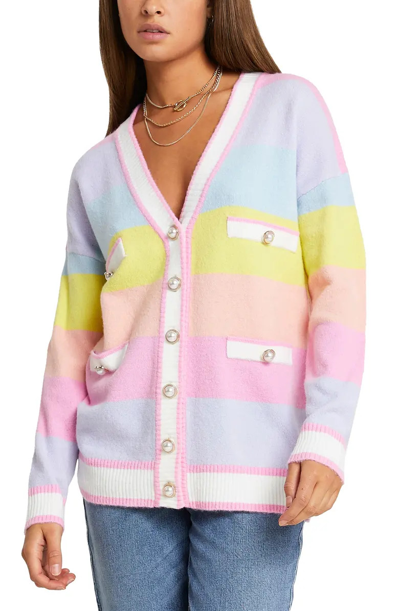 Pastel Stripe Cardigan | Nordstrom