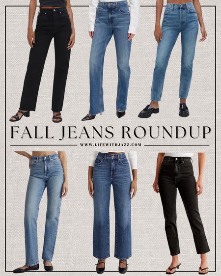 Rounding up some of my favorite fall jeans! 

•Calvin Klein bootcut jeans - 24, I recommend sizing down one, perfect for my tall ladies 
•Madewell wide leg jeans in Hillson wash - love these for fall! They run 1-2 sizes smaller than normal Madewell sizing (which normally runs a bit big!) 

Madewell / Calvin Klein / everlane / Abercrombie / bootcut / wide leg / straight leg 

#LTKSeasonal #LTKstyletip