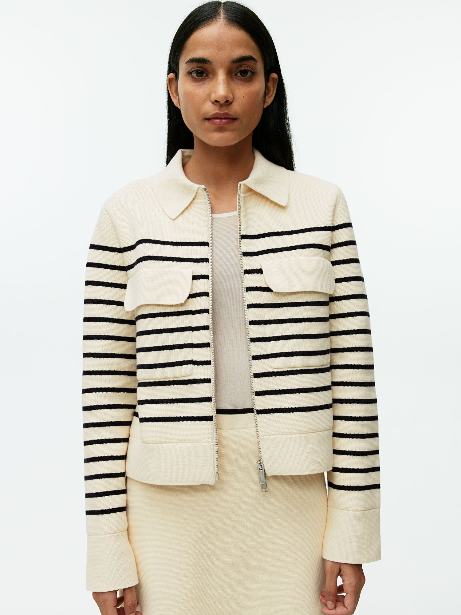 Knitted Cotton Jacket | ARKET