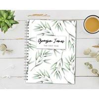 Baby Memory Book, First Year Personalized Gift For New Baby, Journal, Custom Gift Mom, Neutral Book | Etsy (US)