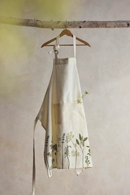 Garden Herbs Cotton Apron | Anthropologie (US)