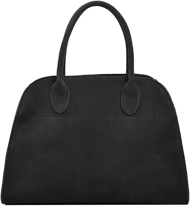 Covelin Women's Retro Suede Leather Tote Bag Ladies' Fashion Shoulder Handbag Top Handle Purse | Amazon (US)