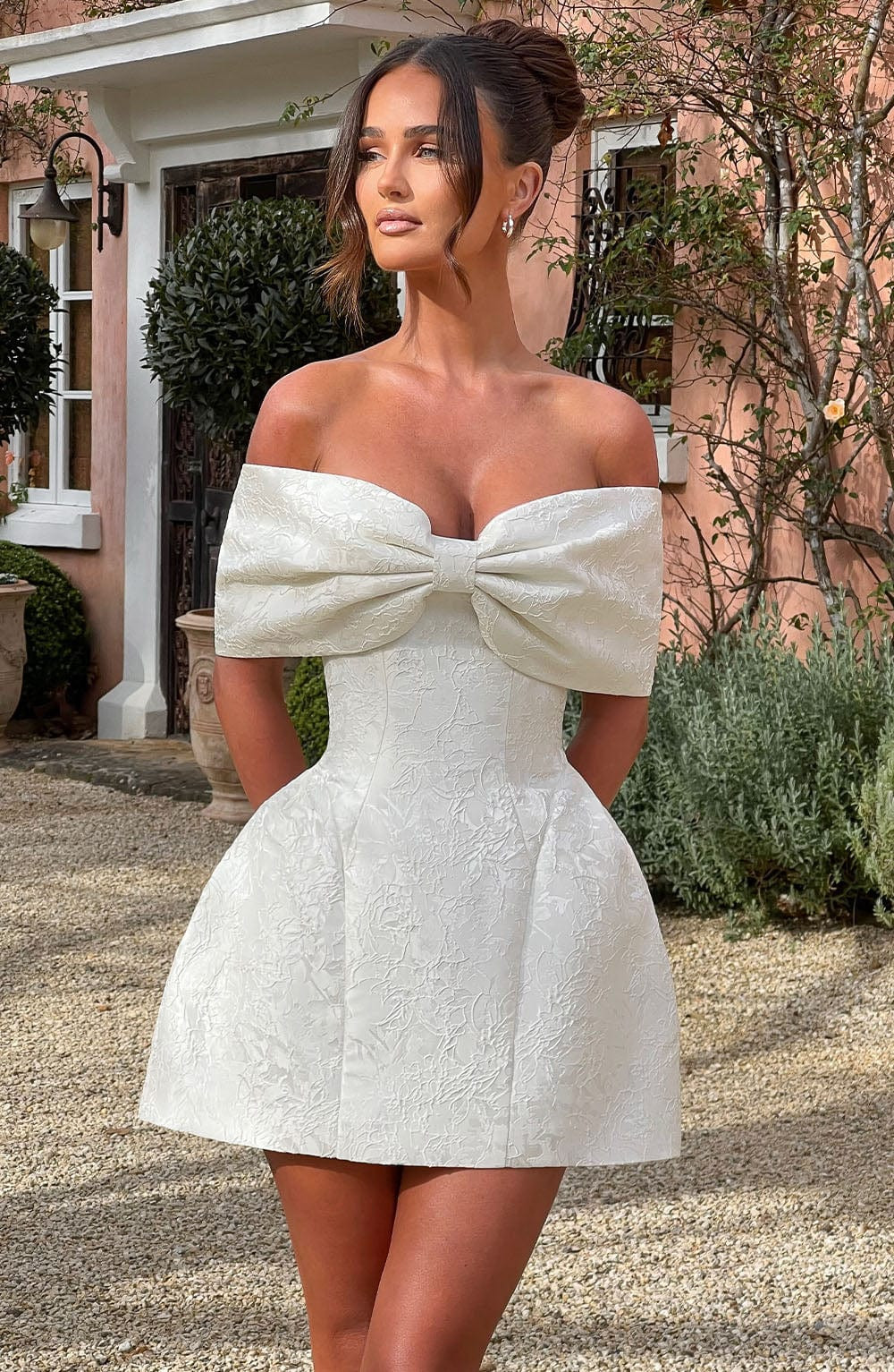 Raquel Mini Dress - Ivory | Babyboo (global)