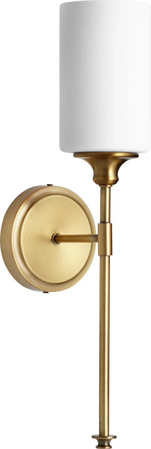 Celeste One Light Wall Mount Aged Brass | Lighting Design