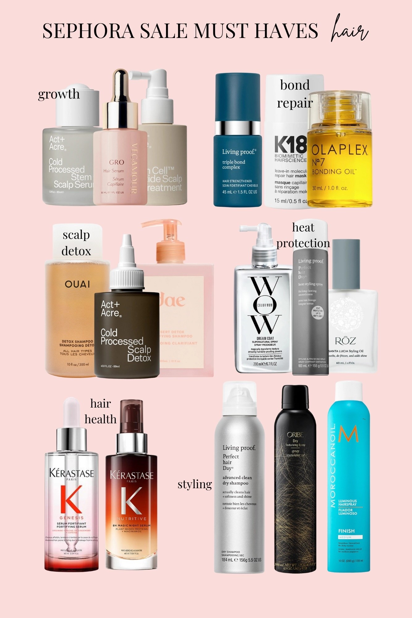 Hair rexommendations from the Sephora Sale!

#LTKSaleAlert #LTKOver40 #LTKBeauty