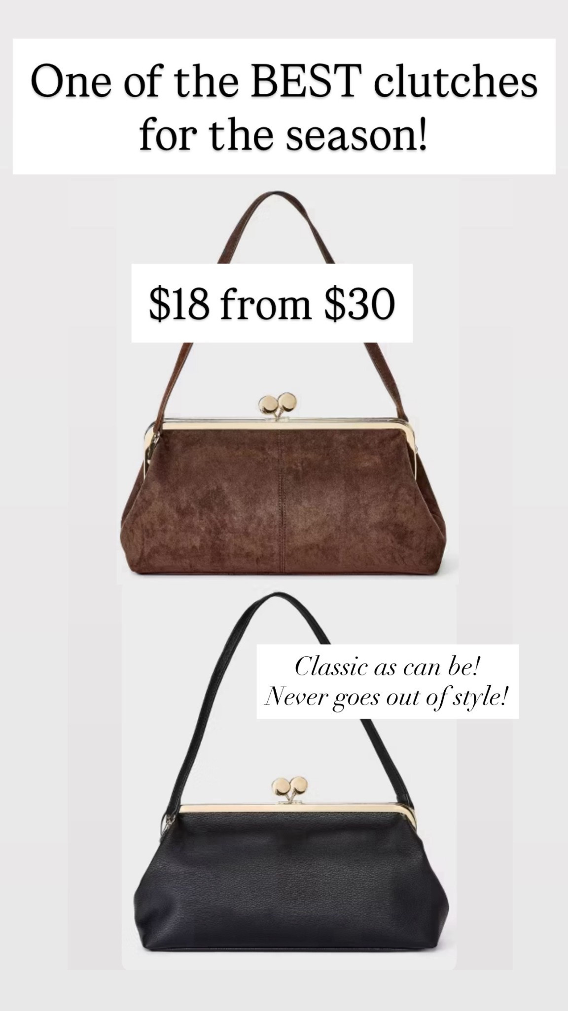 Best clutches and most classic!! Only $18!!!

#LTKSaleAlert #LTKHoliday