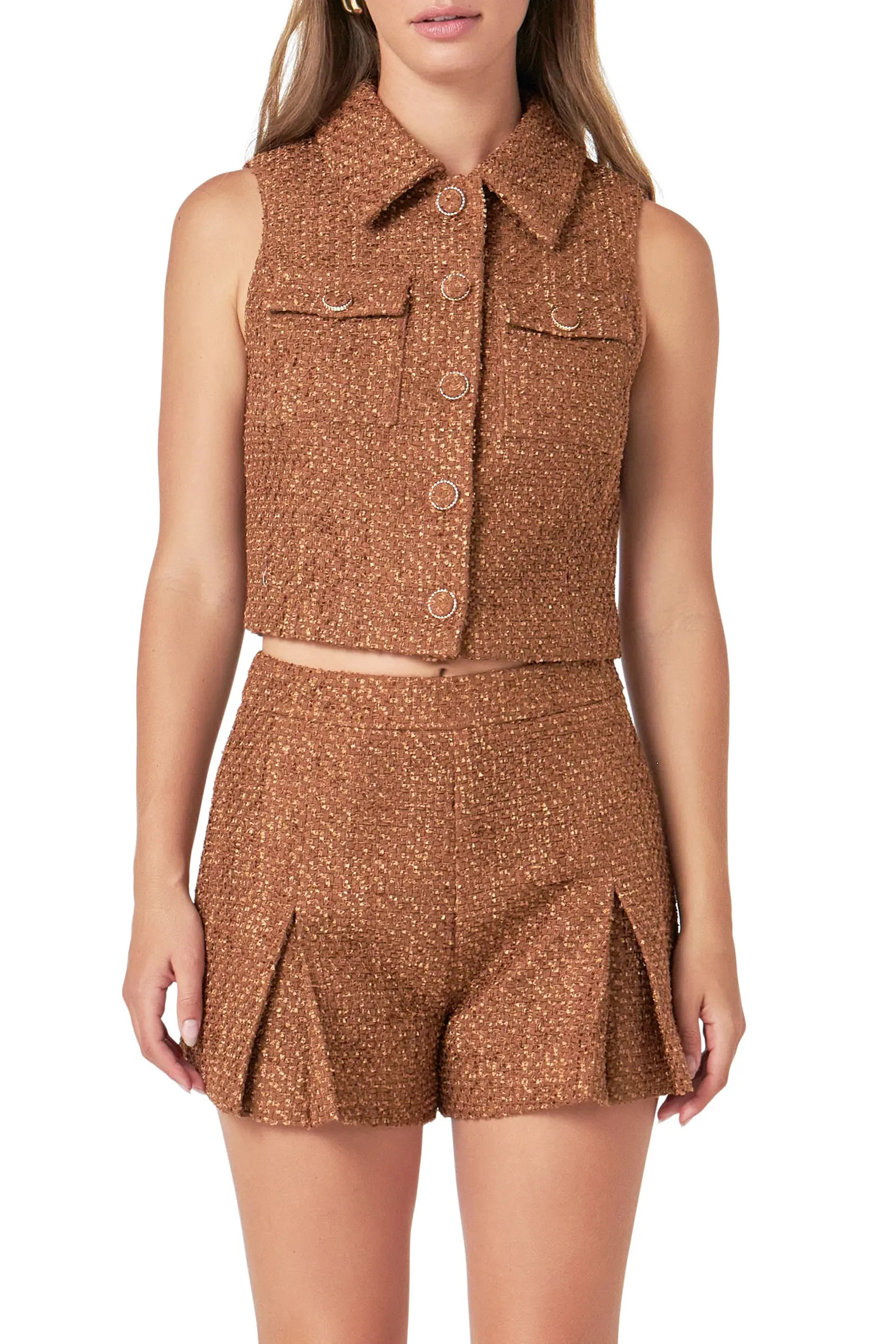 Endless Rose Tweed Vest (Women) | Nordstrom | Nordstrom