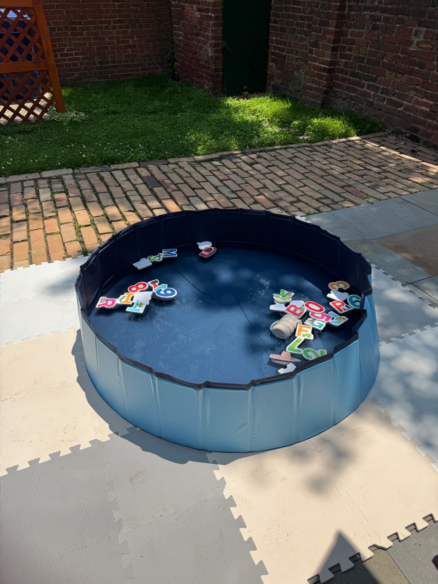 Outdoor kiddie pool with mat and toys

#LTKKids #LTKBaby #LTKSummerEdit