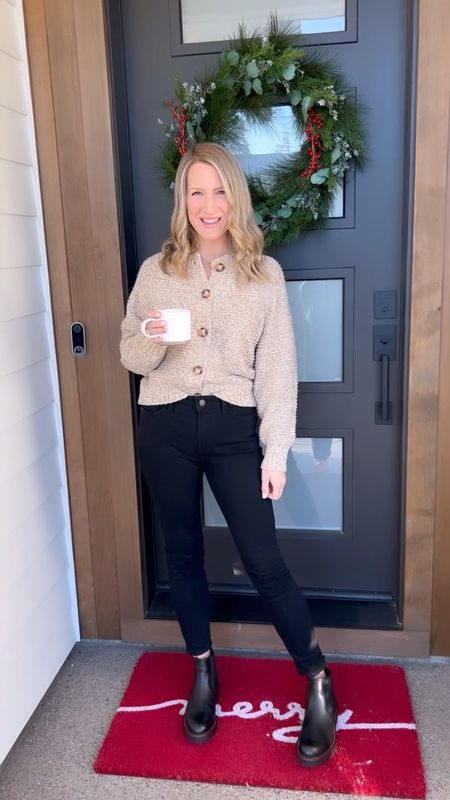 Casual winter outfit! This Target sweater paired with high waist skinny jeans and Laguna boots is the perfect winter outfit.

#LTKshoecrush #LTKsalealert #LTKstyletip