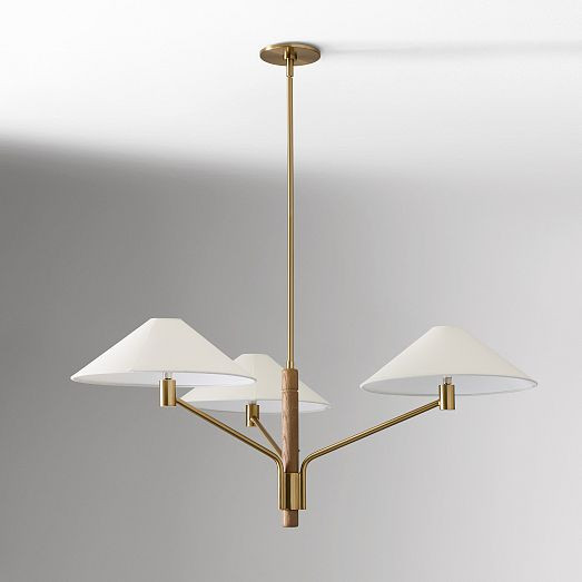 Devon 3-Light Chandelier (40") | West Elm (US)