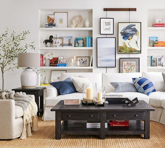 Miller Ceramic Table Lamp, Ivory | Pottery Barn (US)