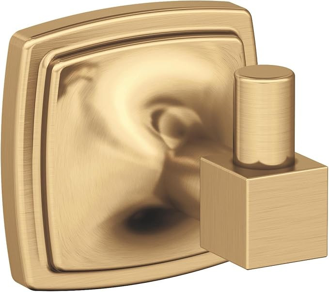 Amerock BH36090CZ | Champagne Bronze Single Robe Hook | 2-1/4 in. (57 mm) Length Towel Holder | S... | Amazon (US)