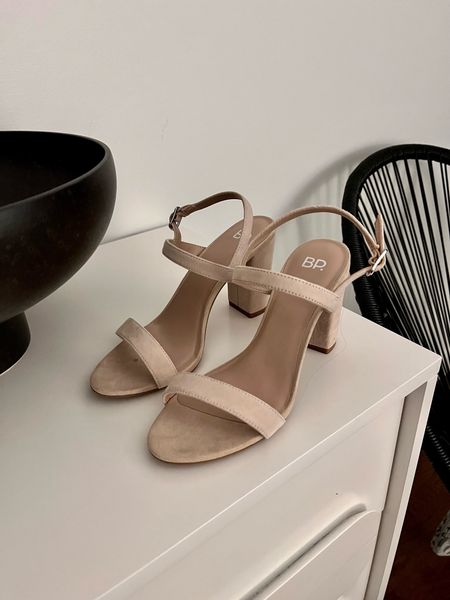 Neutral dress sandals for $35 - super comfortable and no break-in time needed. I wear this pair for every wedding, and it goes with all of my outfits! Similar ones linked to this post.

Neutral wedding guest heels / wedding guest dresses / block heel dress sandals.

#LTKshoecrush #LTKwedding #LTKfindsunder50