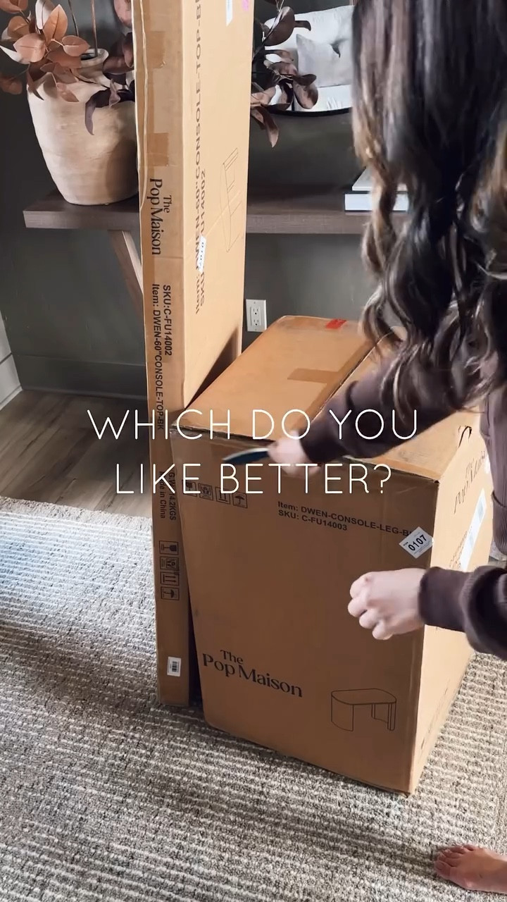 Which do you like better?

I love that this table has two options for the leg placement and design but am so torn which I like better- option A or option B.  Which do you prefer?

Neutral home
Console table
Modern design
Living room inspo

#myneutralhome #neutralhome #consoletable #design #decor #livingroomideas #maketimefordesign @thepopmaison