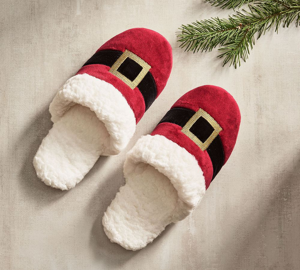 Mr. Claus Slippers | Pottery Barn (US)