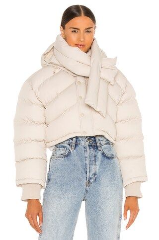 EAVES Casimir Puffer Jacket in Ivory from Revolve.com | Revolve Clothing (Global)
