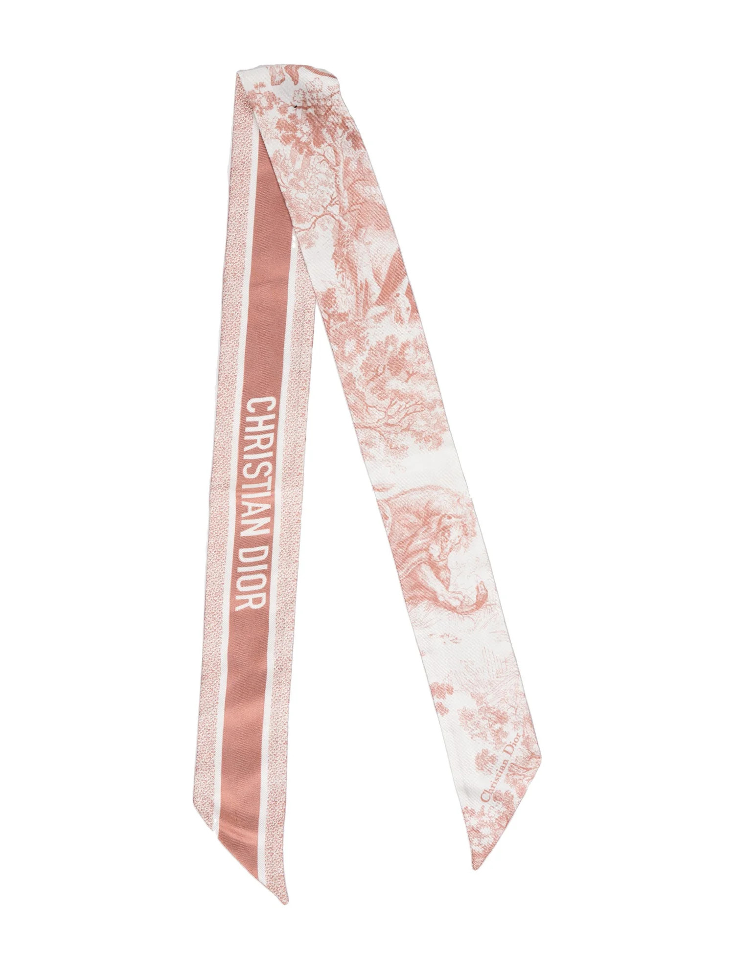 Toile de Jouy Sauvage Mitzah Silk Bandeau | The RealReal