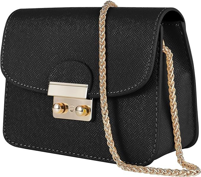 TOYOOSKY Small Crossbody Purses for Women Mini Size Faux Leather Chain Shoulder Bag Evening Clutc... | Amazon (US)
