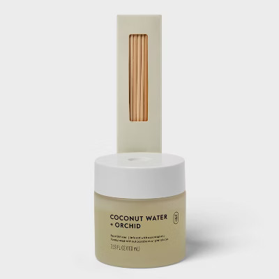 Glass Reed Diffuser Coconut Water and Orchid 3.38 fl oz - Threshold™ | Target