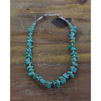 Vintage Beaded Turquoise Necklace + | Etsy (US)