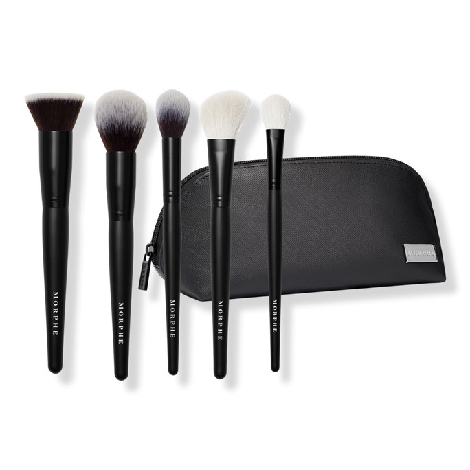 Face The Beat 5 Piece Face Brush Collection + Bag | Ulta