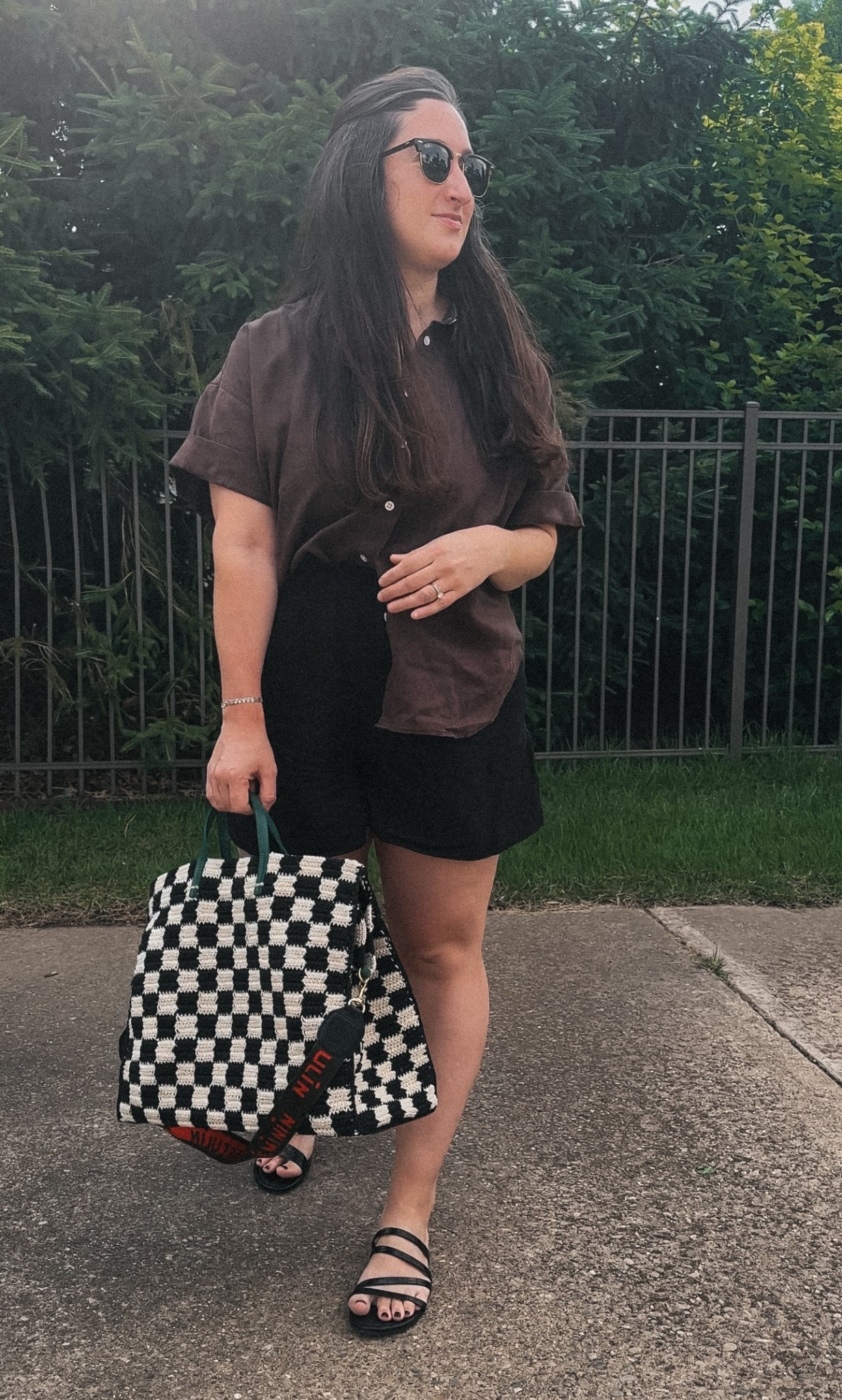 Easy summer outfit. Linen shirt and shorts. And add a fun bag! 🖤

#LTKItBag #LTKStyleTip #LTKFindsUnder50