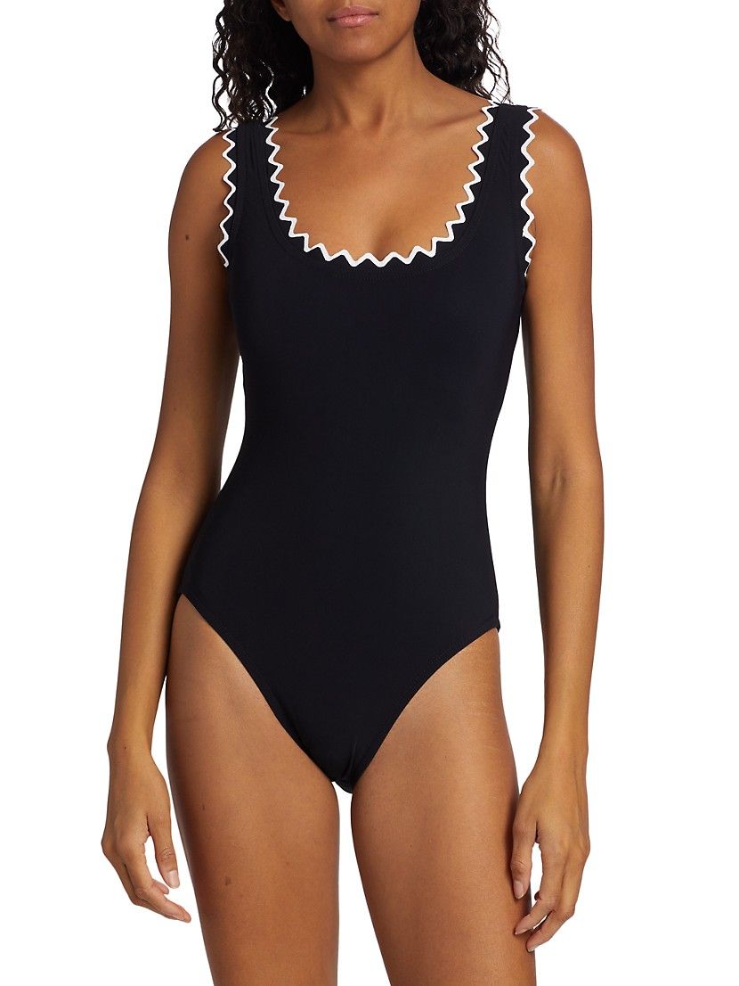 Amaya Ric-Rac One-Piece Swimsuit | Saks Fifth Avenue