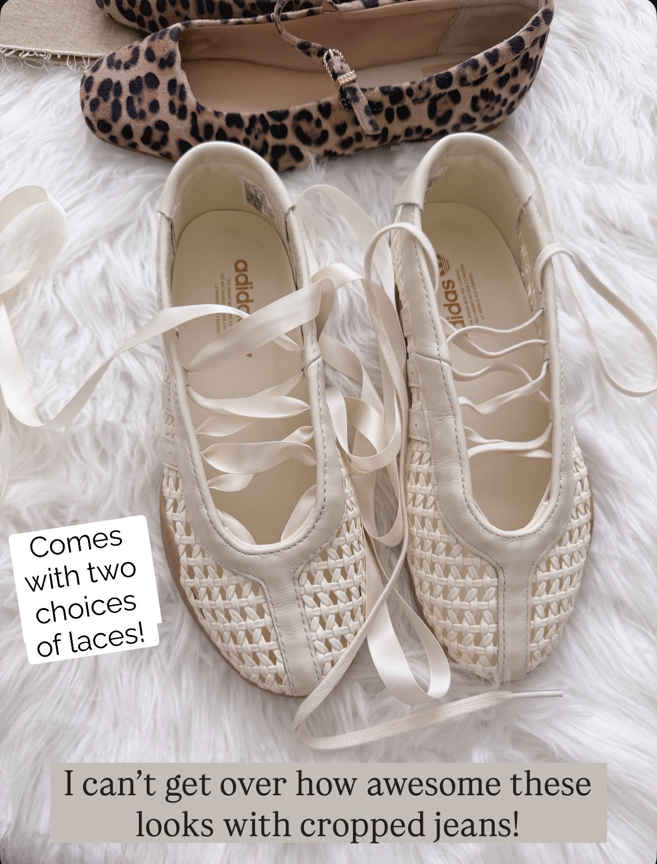These are such a fun switch up from basic sneakers and I love them with cropped jeans.

lace up flats, woven flats, adidas flats, spring shoes, casual outfit ideas, cropped jeans outfit, neutral shoes, trendy flats, everyday style, comfortable shoes, womens fashion finds, statement shoes

#LTKMothersDay #LTKOver40 #LTKSeasonal