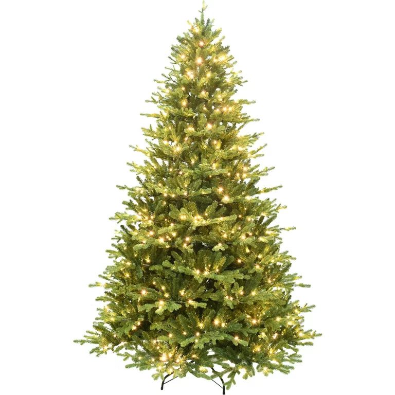 Fraser Hill Farm Christmas Tree, 7.5 Feet Tall | Oregon Pine Artificial Tree | Perfect for Family... | Walmart (US)