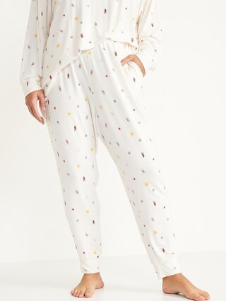 High-Waisted Sunday Sleep Ultra-Soft Jogger Pajama Pants for Women | Old Navy (US)