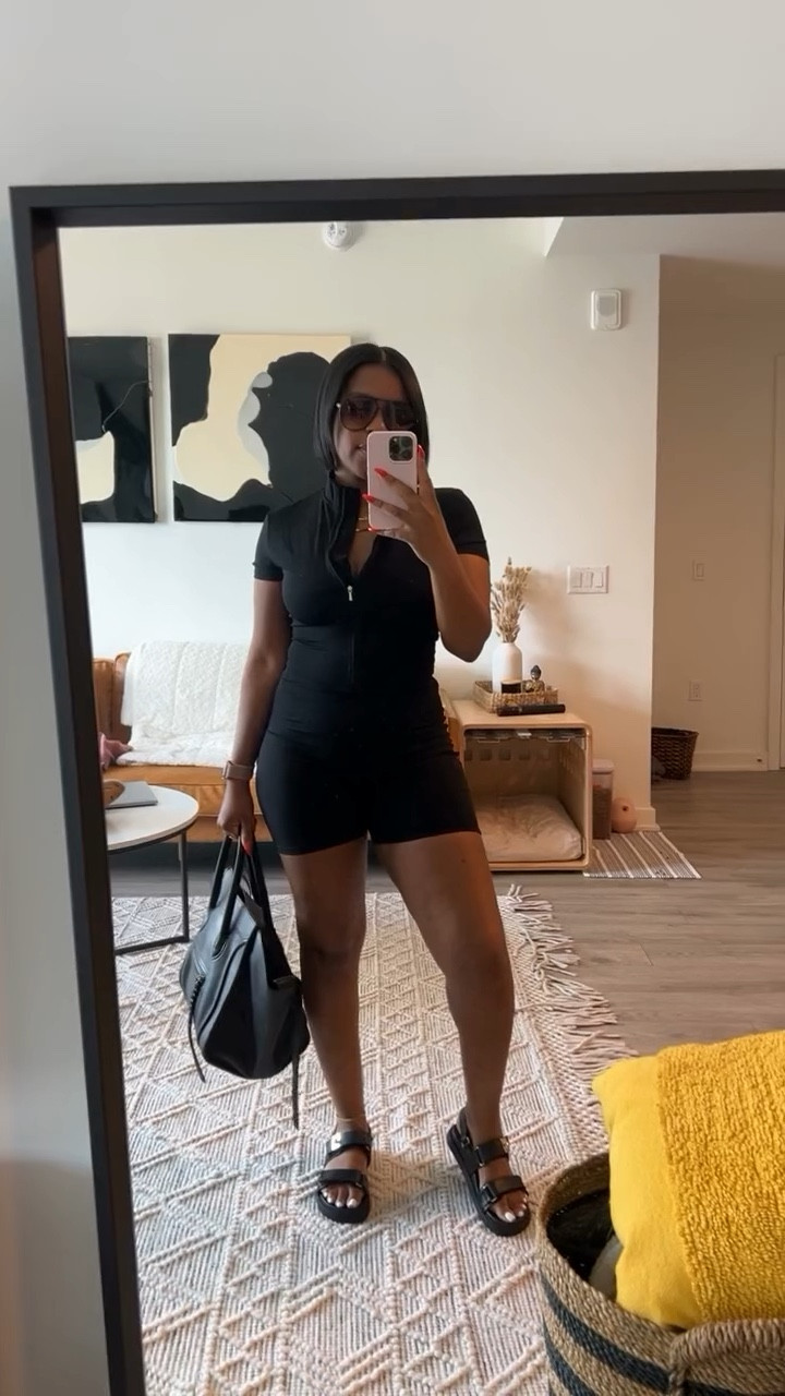 My wfh coffee shop workdays are all about casual yet cute looks.  Grabbed this from Amazon and was comfy all day. 

Wearing a large in the jumpsuit 

#LTKfindsunder50 #LTKfitness #LTKActive