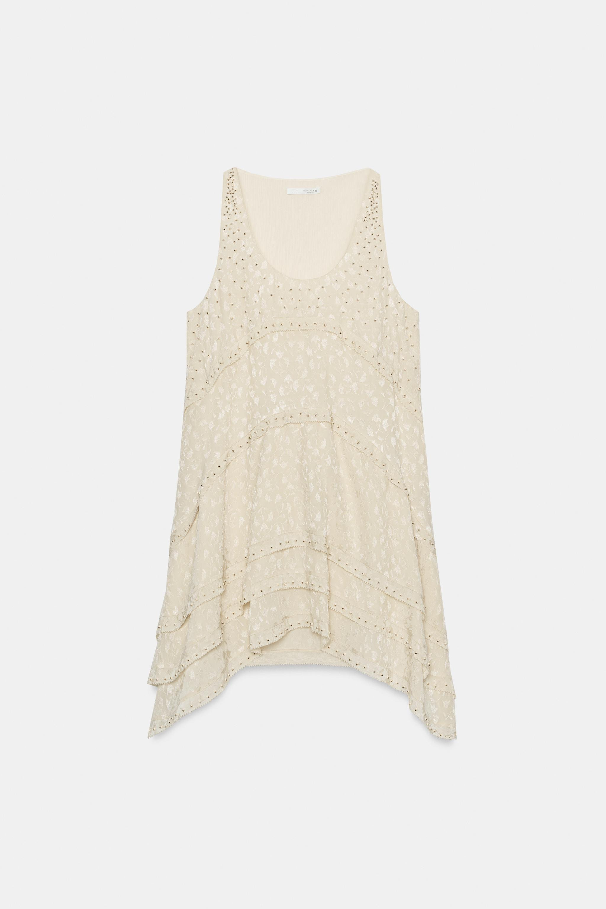 ZW COLLECTION JACQUARD MINI DRESS | Zara US