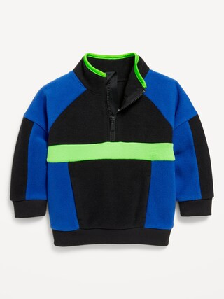 Oversized Microfleece Quarter-Zip Sweater for Toddler Boys | Old Navy (US)