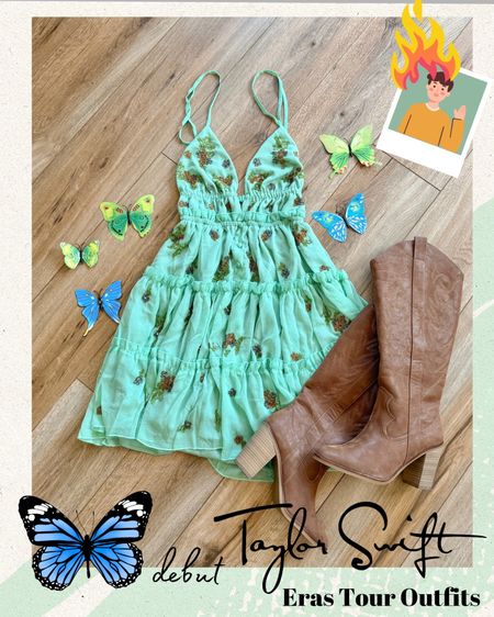 Eras Tour outfits. Eras tour outfit ideas. Taylor swift concert outfits. Debut era outfit. Cowboy boots. 

#LTKsalealert #LTKGiftGuide #LTKSeasonal