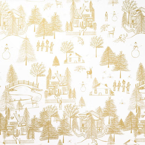 Winter Toile Wrapping Paper | The Container Store