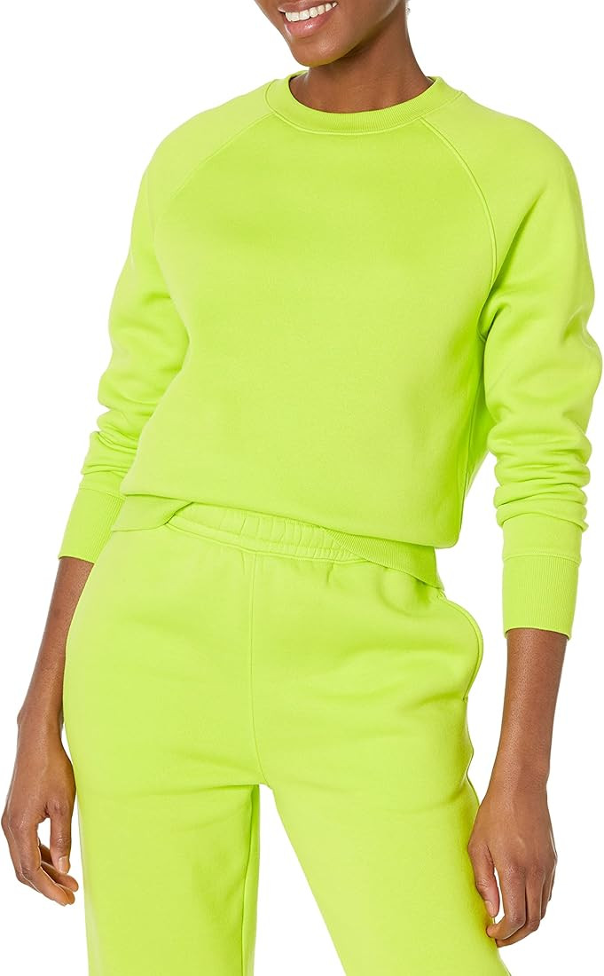 Women's Relaxed-Fit Crew Neck Long Sleeve Sweatshirt (Available in Plus Size) | Amazon (US)