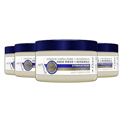 Dove Hair Mask + Minerals Strengthening Hair Mask for Damaged Hair and Hair Breakage Strengthens ... | Amazon (US)