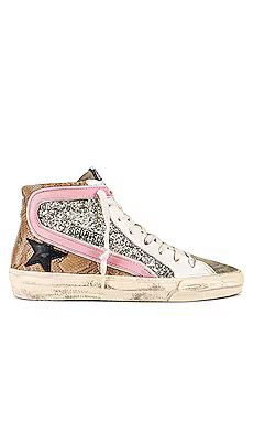 Golden Goose Slide Sneaker in Beige, Taupe, White, Black, & Pink from Revolve.com | Revolve Clothing (Global)