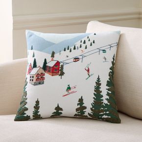 Ski Village Pillow Cover | West Elm (US)