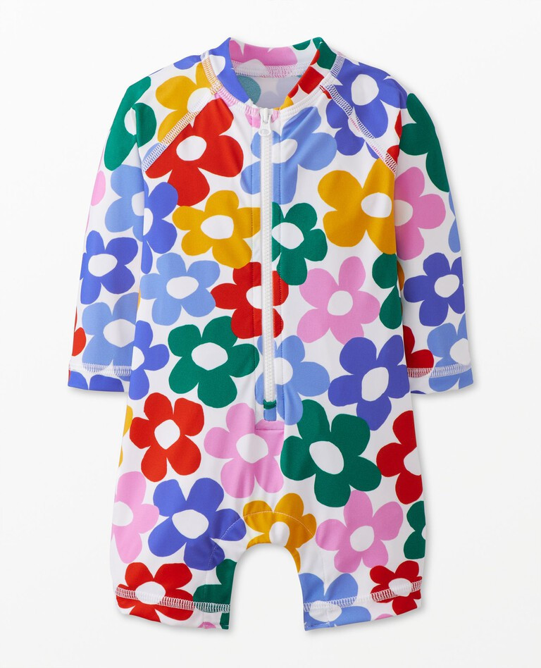 Baby Print Long Sleeve Rash Guard Swimsuit | Hanna Andersson