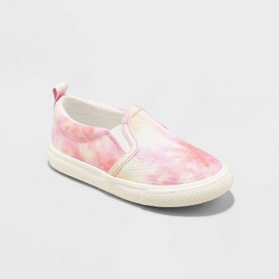 Toddler Girls' Alexus Slip-On Apparel Sneakers - Cat & Jack™ | Target