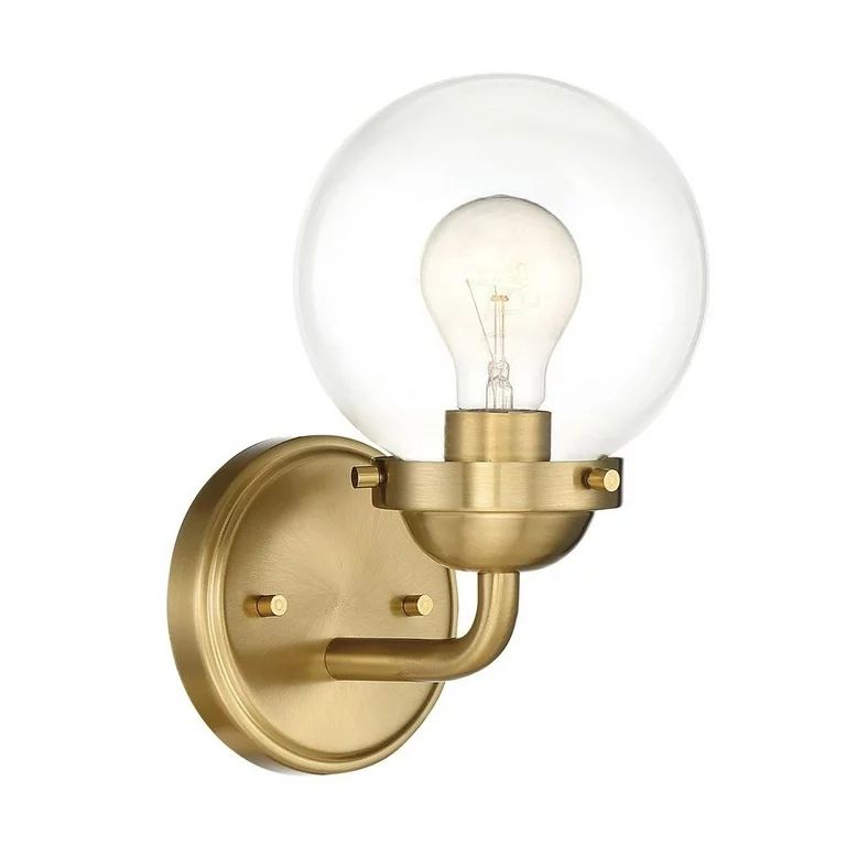 95901-BG-Designers Fountain-Knoll - One Light Wall Sconce Brushed Gold  Brushed Gold Finish with ... | Walmart (US)