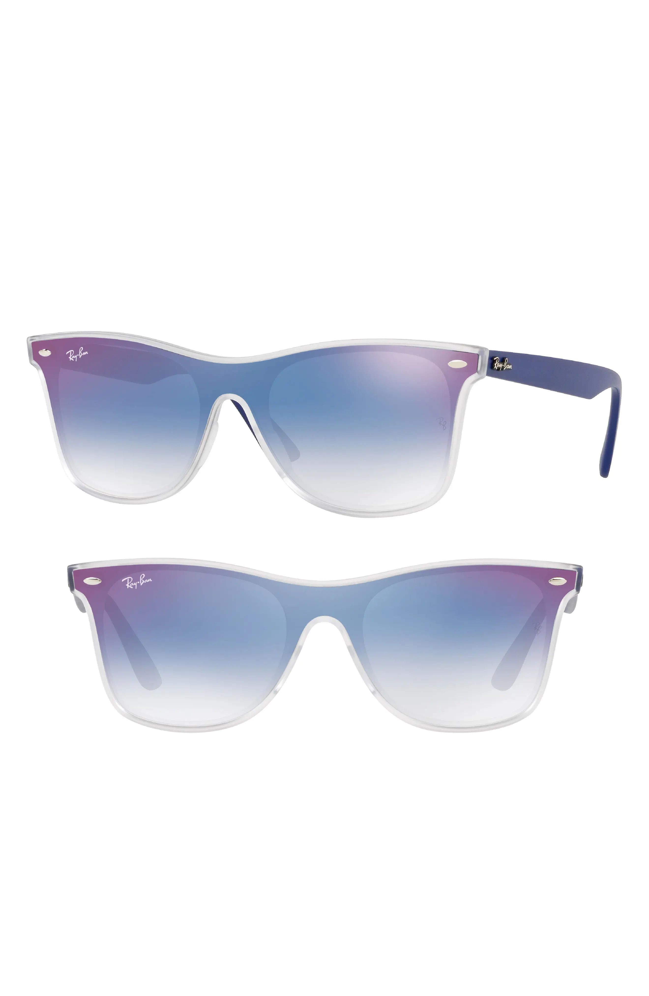 Ray-Ban Blaze 52mm Wayfarer Shield Sunglasses | Nordstrom