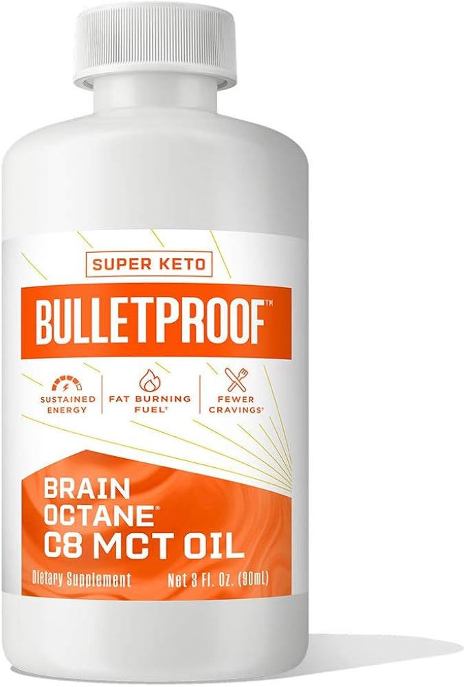 Bulletproof Brain Octane C8 MCT Oil Travel Size, 3 Ounces, Keto Supplement for Sustained Energy a... | Amazon (US)