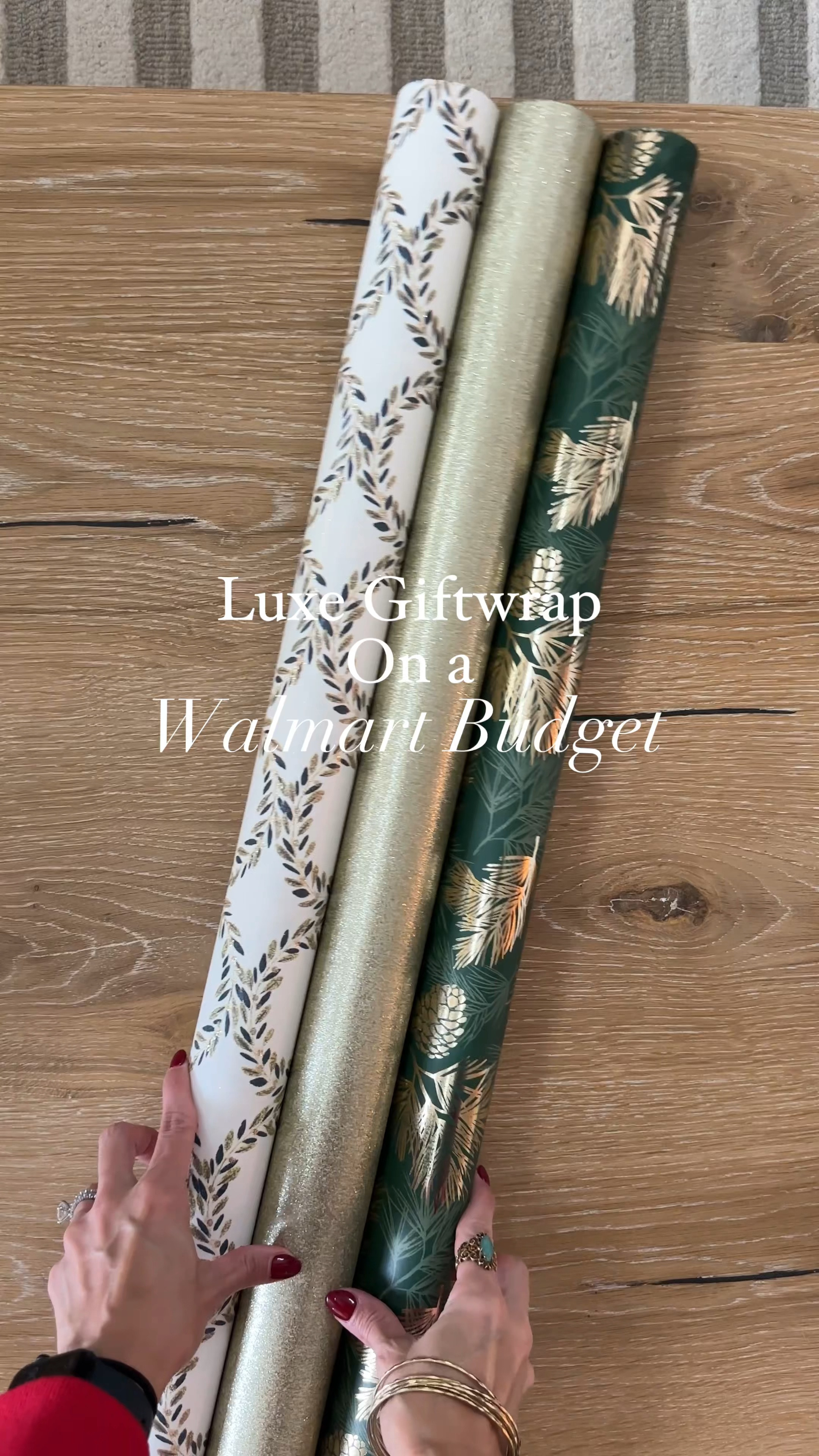 Luxe wrapping paper with a Walmart price tag! Keeping it real with you guys… I don’t buy expensive wrapping paper - like ever!! I’m obsessed with the look, quality, and price tag. 

Christmas Gift Wrap

Christmas  Christmas gifts  wrapping paper  ribbon  gift wrap Christmas tree  ornament’s  BeigeWhiteGray 

#LTKWatchNow #LTKFindsUnder50 #LTKHoliday