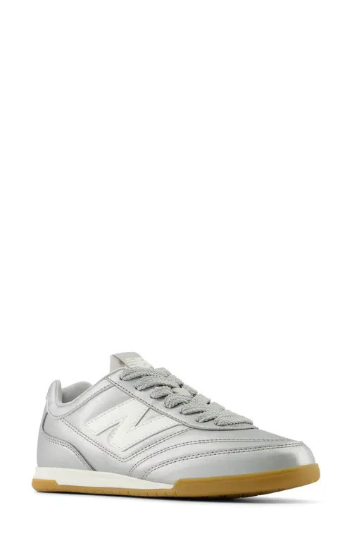 New Balance RC42 Sneaker in Silver Metallic/Sea Salt at Nordstrom, Size 7.5 Women's | Nordstrom