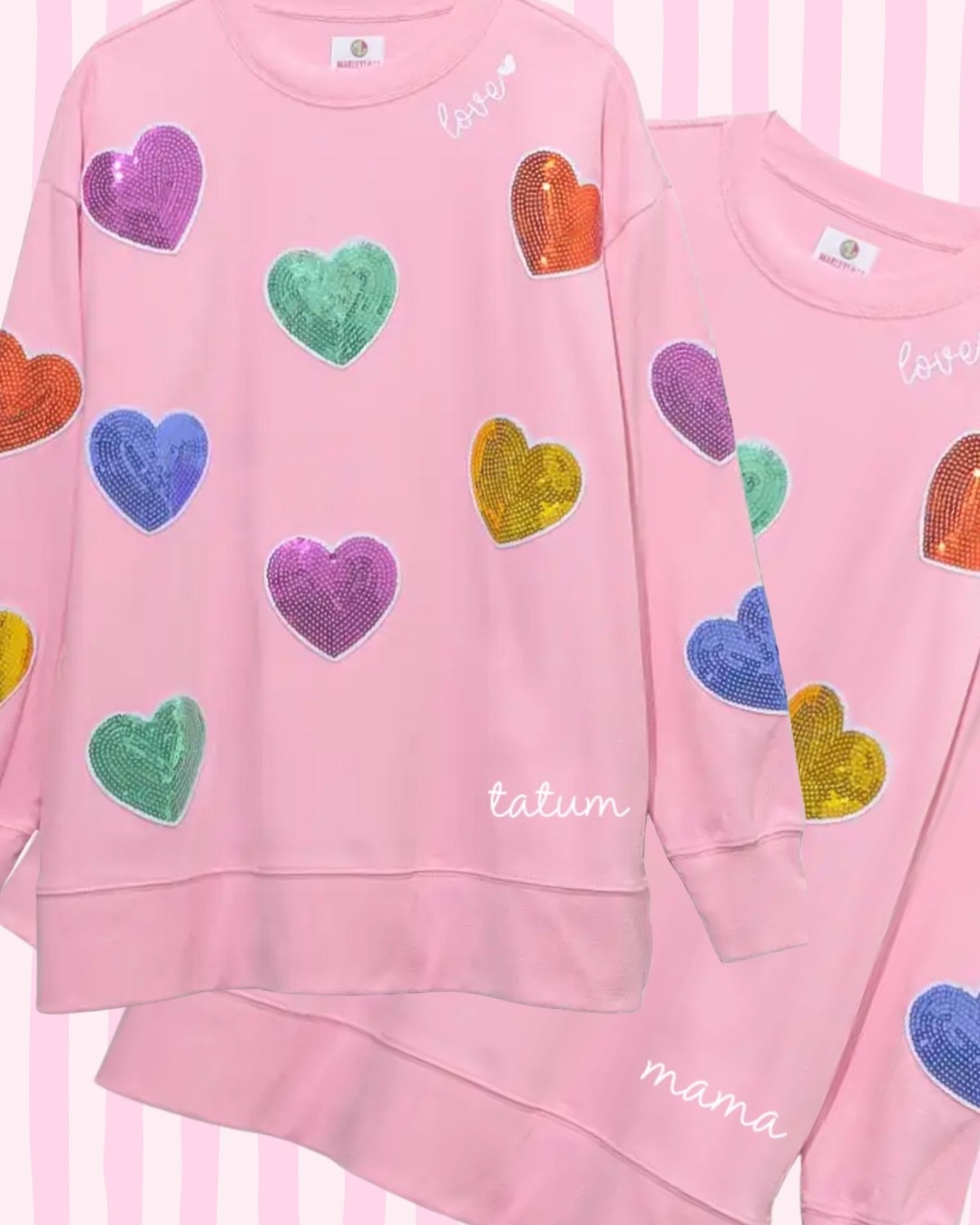 How fun are these mom and me sweatshirts for Valentine’s Day!?

CODE: SWEETHEART for 15% off
PLUS spend $75 and the sweatshirts free with link!


#LTKmomlife #LTKSeasonal #LTKKids