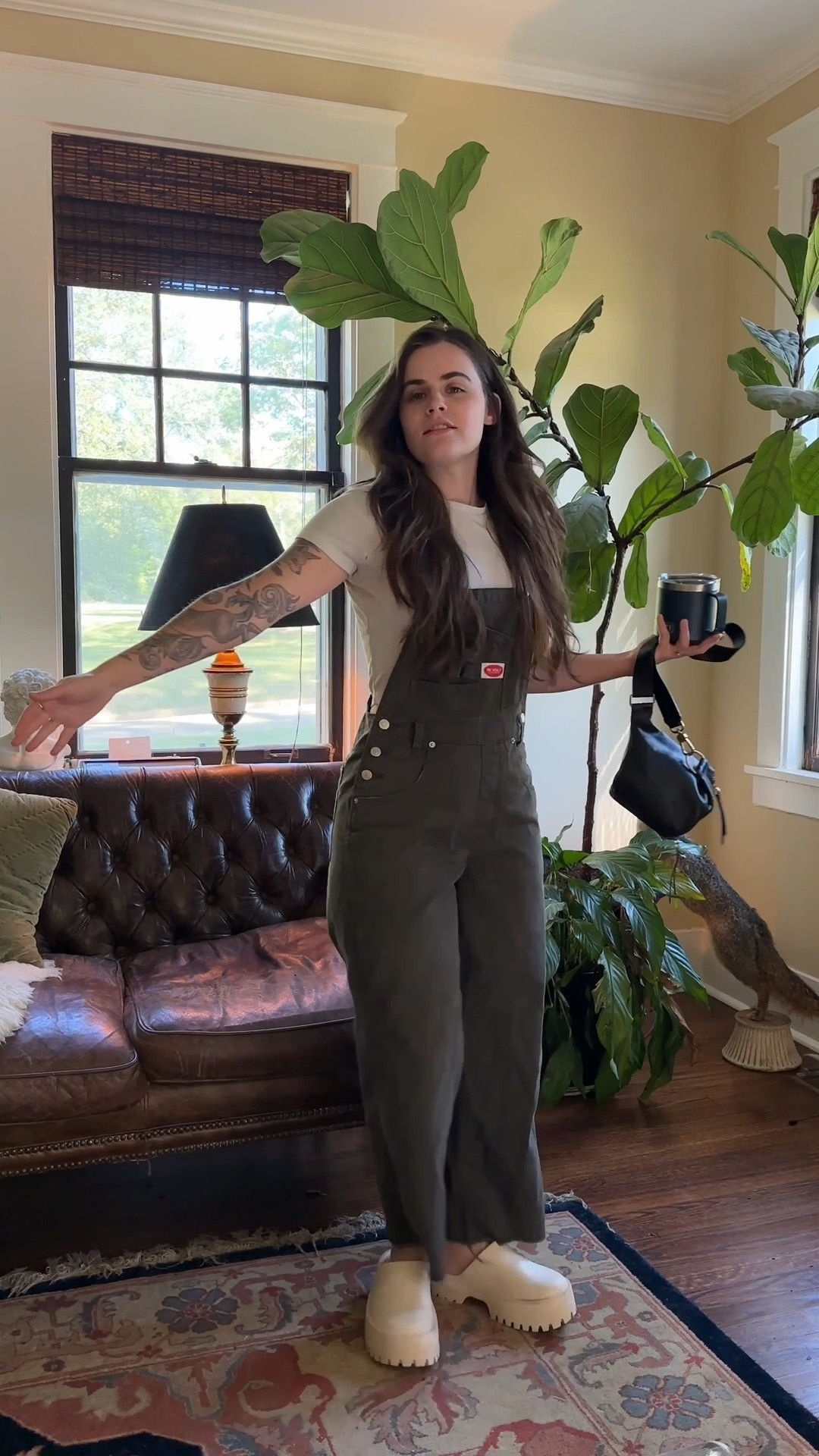 Utility overalls for the win🤍

#LTKFindsUnder50 #LTKStyleTip