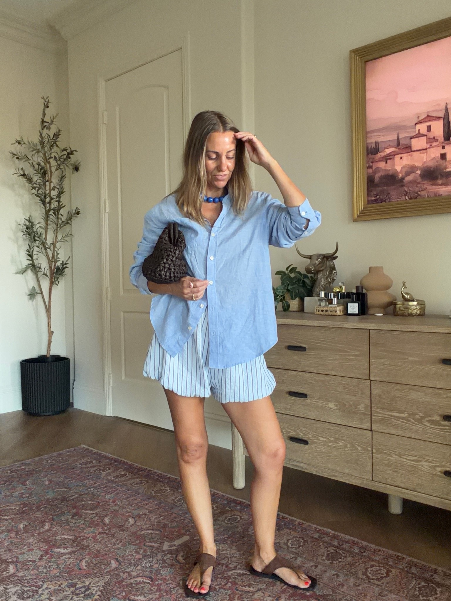 Summer outfit if the day
Amazon classic style 
Button down size xs
Bubble shorts size xs

#LTKootd #LTKgrwm #LTKSaleAlert